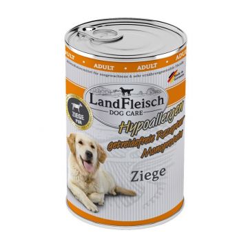 Landfleisch Dog Care Hypoallergen Ziege 400g (Menge: 6 je Bestelleinheit) Landfleisch Dog Care Hypoallergen Ziege 400g (Menge: 6 je Bestelleinheit)