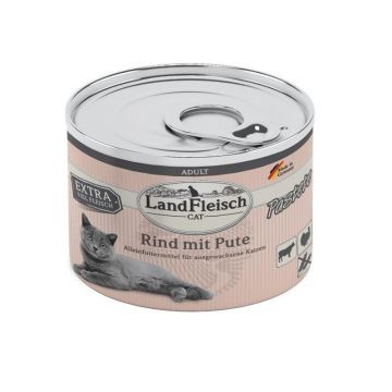 LandFleisch Cat Adult Pastete Rind & Pute 195g (Menge: 6 je Bestelleinheit) LandFleisch Cat Adult Pastete Rind & Pute 195g (Menge: 6 je Bestelleinheit)