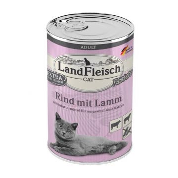 LandFleisch Cat Adult Pastete Rind & Lamm 400 g (Menge: 6 je Bestelleinheit) LandFleisch Cat Adult Pastete Rind & Lamm 400 g (Menge: 6 je Bestelleinheit)