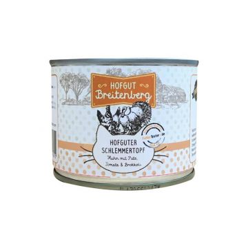Hofgut Breitenberg Cat Hofguter Schlemmertopf 180g (Menge: 12 je Bestelleinheit) Hofgut Breitenberg Cat Hofguter Schlemmertopf 180g (Menge: 12 je Bestelleinheit)