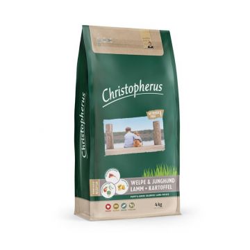 Christopherus Getreidefrei Welpe & Junghund mit Lamm & Kartoffel 4kg Christopherus Getreidefrei Welpe & Junghund mit Lamm & Kartoffel 4kg
