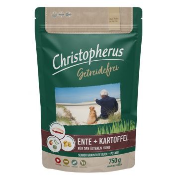 Christopherus Getreidefrei Älterer Hund Ente & Kartoffel 750g Christopherus Getreidefrei Älterer Hund Ente & Kartoffel 750g