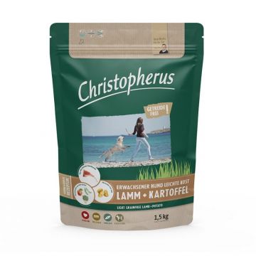 Christopherus Getreidefrei Leichte Kost Lamm & Kartoffel 1,5kg Christopherus Getreidefrei Leichte Kost Lamm & Kartoffel 1,5kg