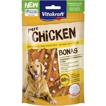 Vitakraft Chicken Bonas Kaustange Huhn & Käse 80 g Vitakraft Chicken Bonas Kaustange Huhn & Käse 80 g