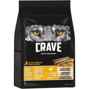 Crave Dog Trockenfutter Huhn & Knochenmark 7kg Crave Dog Trockenfutter Huhn & Knochenmark 7kg