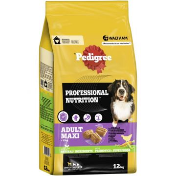 Pedigree Trocken Professional Nutrition Adult Maxi >25kg Geflügel & Gemüse 12kg