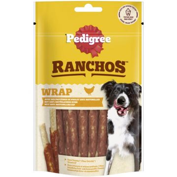 Pedigree Ranchos Wrap mit Huhn 60g (Menge: 8 je Bestelleinheit) Pedigree Ranchos Wrap mit Huhn 60g (Menge: 8 je Bestelleinheit)