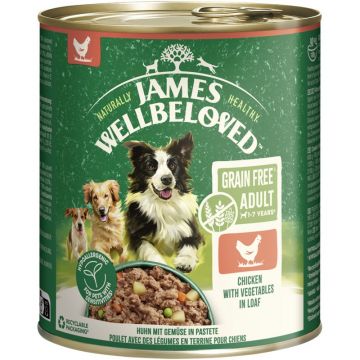 James Wellbeloved Dog Dose Getreidefrei Huhn Pastete 800g (Menge: 6 je Bestelleinheit)