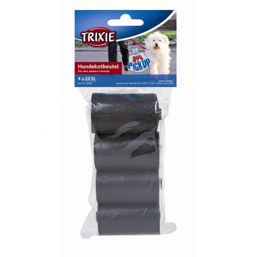 Trixie Hundekot Beutel 4 Rollen a 20 Beutel, schwarz Trixie Hundekot Beutel 4 Rollen a 20 Beutel, schwarz