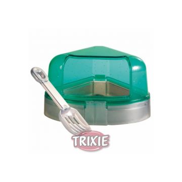 Trixie Ecktoilette mit Dach, Hamster 14 × 8 × 11 cm