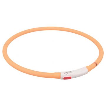 Trixie Flash Leuchtring USB orange XS-XL 70 cm / 10 mm Trixie Flash Leuchtring USB orange XS-XL 70 cm / 10 mm