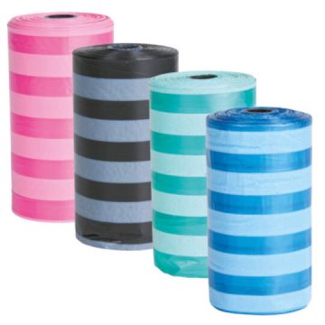 Trixie Hundekot Beutel 4 Rollen a 20 Stück Größe M, gestreift Trixie Hundekot Beutel 4 Rollen a 20 Stück Größe M, gestreift