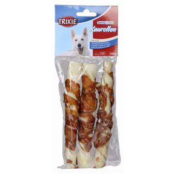 Trixie Denta Fun Kaurollen, Huhn 17 cm, 3 St. 140 g Trixie Denta Fun Kaurollen, Huhn 17 cm, 3 St. 140 g