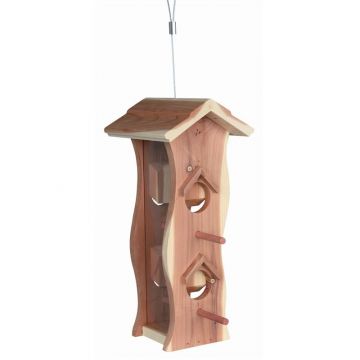 Trixie Futterspender, Zedernholz 12 × 29 × 14 cm, natur Trixie Futterspender, Zedernholz 12 × 29 × 14 cm, natur