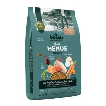 Bosch HPC Menue Adult mit Nordsee-Lachs & Forelle 1 kg Bosch HPC Menue Adult mit Nordsee-Lachs & Forelle 1 kg