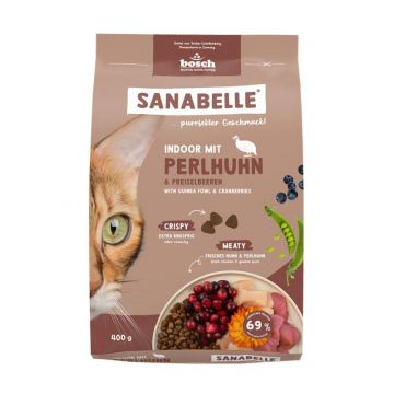 Sanabelle Indoor mit Perlhuhn 400 g Sanabelle Indoor mit Perlhuhn 400 g