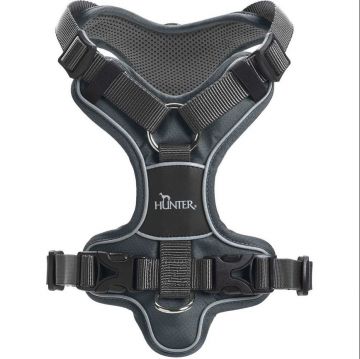 Hunter Geschirr Divo Nylon/Polyester grau/grau 72-100/L