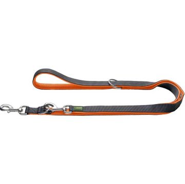 Hunter V-Leine Maldon Polyester orange/grau 15/200