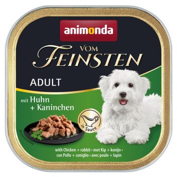 Animonda Dog vom Feinsten Adult mit Huhn & Kaninchen 150g (Menge: 22 je Bestelleinheit)