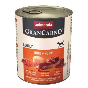 Animonda Dog GranCarno Adult Rind & Huhn 800g (Menge: 6 je Bestelleinheit)