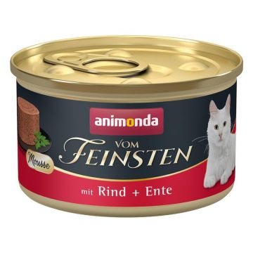 Animonda Cat vom Feinsten Adult Mousse Rind & Ente 85g (Menge: 12 je Bestelleinheit) Animonda Cat vom Feinsten Adult Mousse Rind & Ente 85g (Menge: 12 je Bestelleinheit)