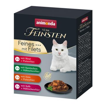 Animonda Cat vom Feinsten Adult Feine Vielfalt mit Filet 8x85g Animonda Cat vom Feinsten Adult Feine Vielfalt mit Filet 8x85g