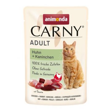 Animonda Cat Carny Adult Huhn & Kaninchen 85g (Menge: 12 je Bestelleinheit) Animonda Cat Carny Adult Huhn & Kaninchen 85g (Menge: 12 je Bestelleinheit)