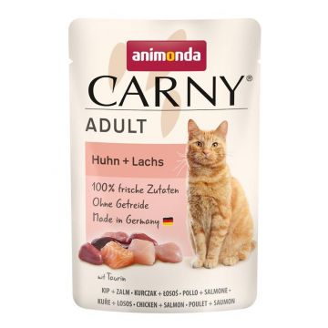 Animonda Cat Carny Adult Huhn & Lachs 85 g (Menge: 12 je Bestelleinheit) Animonda Cat Carny Adult Huhn & Lachs 85 g (Menge: 12 je Bestelleinheit)
