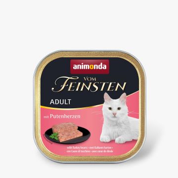 Animonda Cat vom Feinsten Adult Putenherzen 100g (Menge: 32 je Bestelleinheit) Animonda Cat vom Feinsten Adult Putenherzen 100g (Menge: 32 je Bestelleinheit)