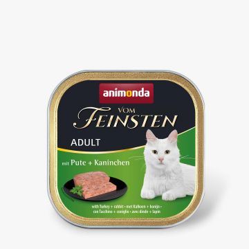 Animonda Cat vom Feinsten Adult Pute & Kaninchen 100g (Menge: 32 je Bestelleinheit) Animonda Cat vom Feinsten Adult Pute & Kaninchen 100g (Menge: 32 je Bestelleinheit)