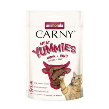 Animonda Carny Snack Meat Yummies Adult Huhn & Rind 50 g (Menge: 10 je Bestelleinheit)