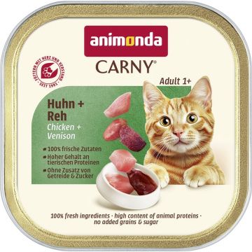 Animonda Cat Carny Adult Huhn & Reh 85g (Menge: 32 je Bestelleinheit)
