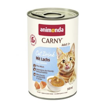 Animonda Cat Carny Drink Adult mit Lachs 140ml (Menge: 12 je Bestelleinheit)