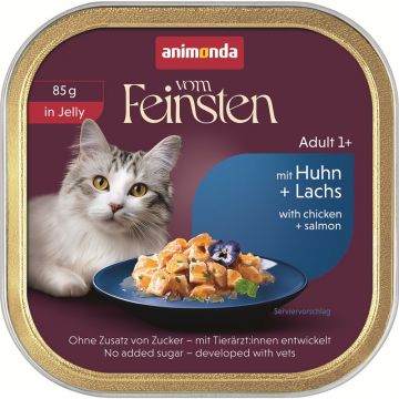Animonda Cat vom Feinsten in Jelly Adult mit Huhn & Lachs 85g (Menge: 32 je Bestelleinheit)