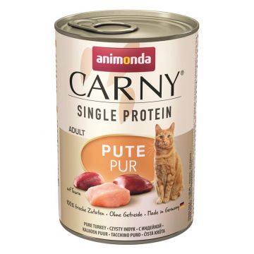 Animonda Cat Carny Adult Single Protein Pute pur 400g (Menge: 6 je Bestelleinheit) Animonda Cat Carny Adult Single Protein Pute pur 400g (Menge: 6 je Bestelleinheit)