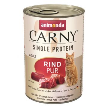 Animonda Cat Carny Adult Single Protein Rind pur 400g (Menge: 6 je Bestelleinheit) Animonda Cat Carny Adult Single Protein Rind pur 400g (Menge: 6 je Bestelleinheit)