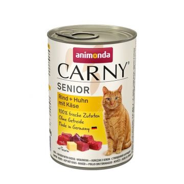 Animonda Cat Carny Senior Rind & Huhn mit Käse 400g (Menge: 6 je Bestelleinheit) Animonda Cat Carny Senior Rind & Huhn mit Käse 400g (Menge: 6 je Bestelleinheit)