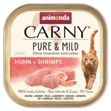 Animonda Cat Carny Adult Pure & Mild Huhn & Shrimps 100g (Menge: 32 je Bestelleinheit) Animonda Cat Carny Adult Pure & Mild Huhn & Shrimps 100g (Menge: 32 je Bestelleinheit)