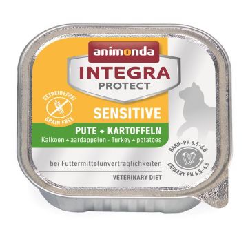 Animonda Cat Integra Protect Sensitive Pute & Kartoffeln 100g (Menge: 16 je Bestelleinheit) Animonda Cat Integra Protect Sensitive Pute & Kartoffeln 100g (Menge: 16 je Bestelleinheit)