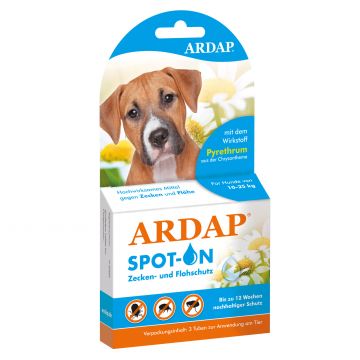 Ardap Spot-On für Hunde von 10-25 kg 3 x 2.5 ml