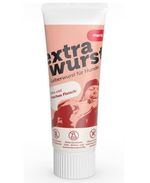 Mera Dog Extrawurst Leberwurst Klassik 75g Mera Dog Extrawurst Leberwurst Klassik 75g