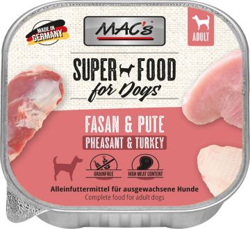 MACs Dog Fasan & Pute 150g (Menge: 10 je Bestelleinheit)