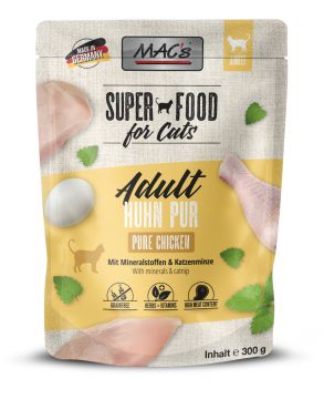 MACs Cat Pouch Huhn Pur 300g (Menge: 6 je Bestelleinheit) MACs Cat Pouch Huhn Pur 300g (Menge: 6 je Bestelleinheit)