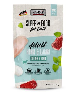MACs Cat Pouch Huhn & Lamm 100g (Menge: 12 je Bestelleinheit) MACs Cat Pouch Huhn & Lamm 100g (Menge: 12 je Bestelleinheit)
