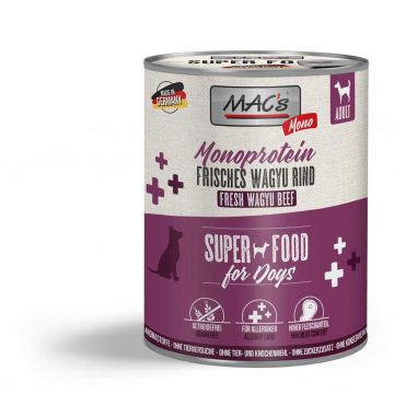 MACs Dog Mono Wagyu Rind 800g (Menge: 6 je Bestelleinheit) MACs Dog Mono Wagyu Rind 800g (Menge: 6 je Bestelleinheit)