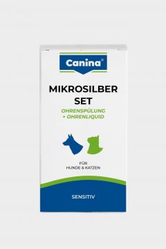 Canina Mikrosilber Ohrenspülung & Liquid Set 150ml