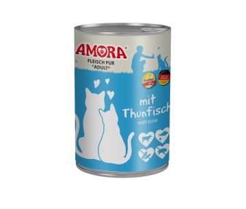 AMORA Cat Fleisch Pur mit Thunfisch 400g (Menge: 6 je Bestelleinheit) AMORA Cat Fleisch Pur mit Thunfisch 400g (Menge: 6 je Bestelleinheit)