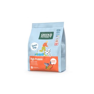 Green Petfood Dog High Protein with Insects 900 g (Menge: 5 je Bestelleinheit) Green Petfood Dog High Protein with Insects 900 g (Menge: 5 je Bestelleinheit)
