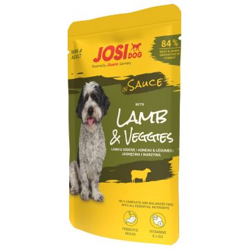 JosiDog Lamb & Veggies in Sauce 100g (Menge: 24 je Bestelleinheit)