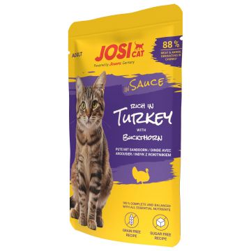 JosiCat rich in Turkey in Sauce 85g (Menge: 28 je Bestelleinheit)